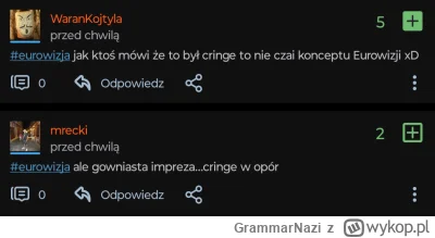 GrammarNazi - Zdania ekspertów jak zwykle podzielone 

#eurowizja #heheszki