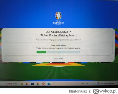 klintoniusz - #euro2024 
4 przeglądarki na kompie odpalone i tylko na Edge coś ruszył...