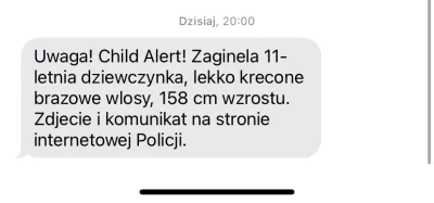 wigr - Policja rozesłała SMSem ChildAlert do wszystkich Polaków. Na wszelki wypadek n...