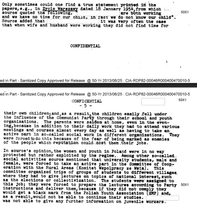 alexander-kruk - Z odtajnionego raportu CIA o matkach i dzieciach w komunistycznej po...