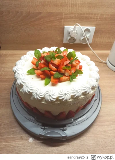 sandra925 - Dla mamy na urodziny :) 
#pieczzwykopem #ciasto #tort #chwalesie #jedzeni...