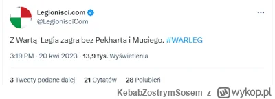 KebabZostrymSosem - #legia Duet Carlitos i Rosołek wielkie redemption na meczu z wart...