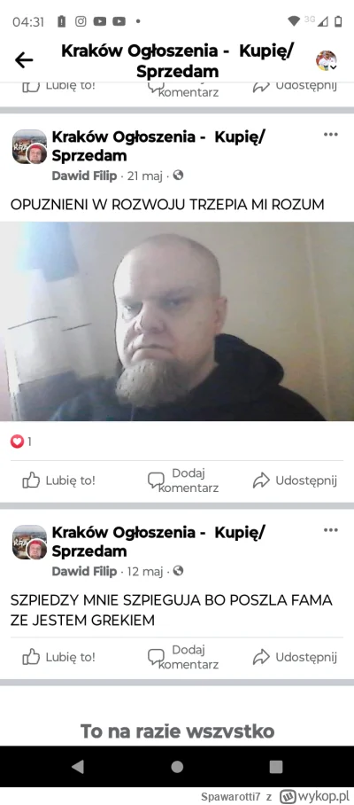 Spawarotti7 - pierdo.. czas usuwać FB. ( ͡º ͜ʖ͡º) #narkotykiniezawszespoko  #polska #...
