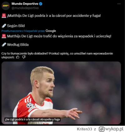 Kriten33 - De ligt woli iść do więzienia niż do #united
#bayernmonachium #mecz #pilka...