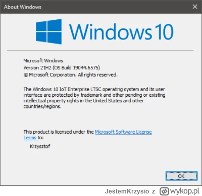 JestemKrzysio - >win 10 ma wsparcie do paź2026

@MokryMarek: coraz więcej osób zaczyn...