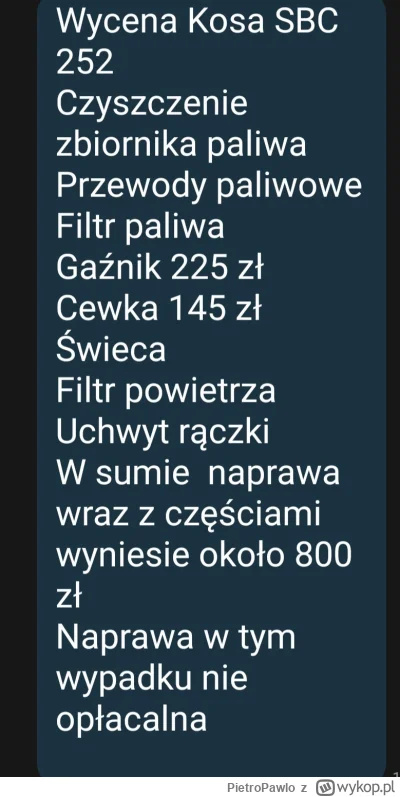 PietroPawlo - Kupiłem kosę spalinową #stiga 2 lata i 3miesiace (czyli już po gwarancj...