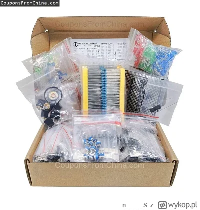 n____S - ❗ 1900Pcs Electronics Component Assortment Kit
〽️ Cena: $30.99 (dotąd najniż...