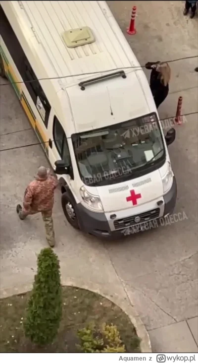 A.....n - U sąsiadów afera bo w Odessie do łapanek TCC wykorzystuje karetkę która był...