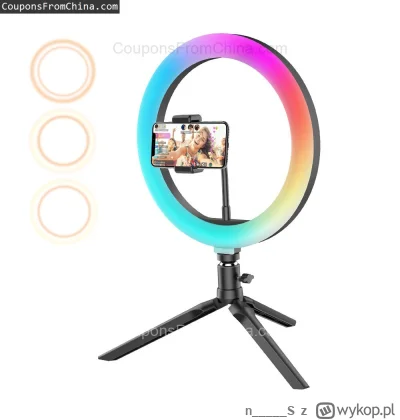 n____S - ❗ BlitzWolf BW-SL5 RGB LED Ring Light [EU]
〽️ Cena: $15.99
➡️ Sklep: Banggoo...