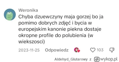 Aldehyd_Glutarowy - Dziewczyny mają gorzej na tinderze, bo będąc w europejskim kanoni...