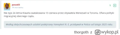 thorgoth - Typ przyjechał jako odwiedzający, z Wenezueli, katolickiego kraju. Nie był...