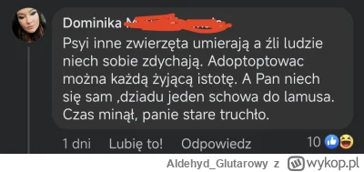 Aldehyd_Glutarowy - To jest to psiarskie miłosierdzie. 

Zwierzęta od lat zdychają, t...