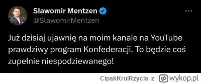 CipakKrulRzycia - #mentzen #bekazkonfederacji #konfederacja #polityka to już ten najp...