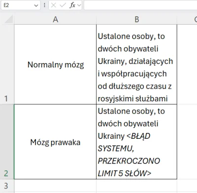lewoprawo - Sporządziłem w excelu tabelkę analizującą aktualną dyskusję w internecie ...