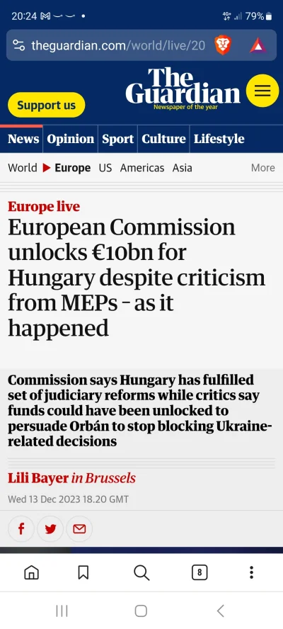 Wilczynski - #ukraina czyli Komisja Europejska odblokowała kasę dla Węgier. Ponad 10 ...