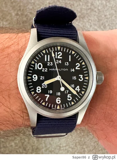 Saper86 - Co tam dzisiaj na nadgarstku Mirki? #zegarki #hamilton