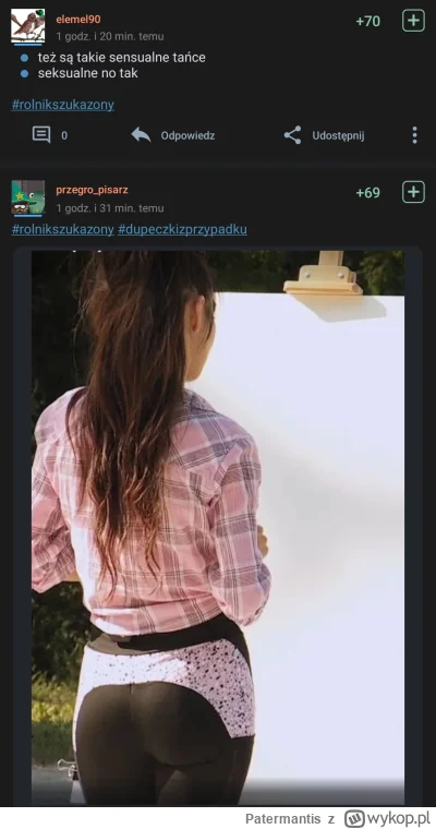 Patermantis - Waldi ma swoją faworytkę a eksperci na wykopie są zgodni:
#rolnikszukaz...