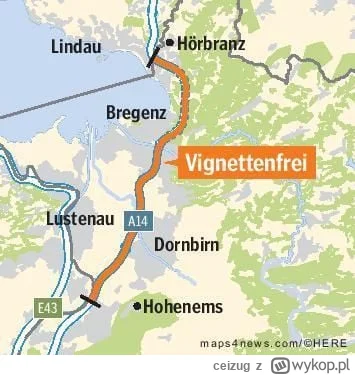 ceizug - @lurker: nie musisz unikać autostrady. Odcinek od granicy niemieckiej do Hoh...