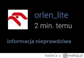 EmDeCe - @orlen_lite: wybory i coraz bliżej i szambo powoli będzie wybijać, ile jeszc...