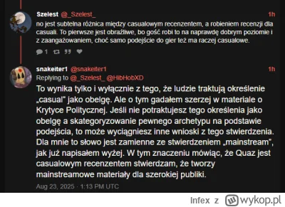Infex - #kiszak #snakeiter @snakeiter 
Człowieku to wy zmieniliście postrzeganie słow...