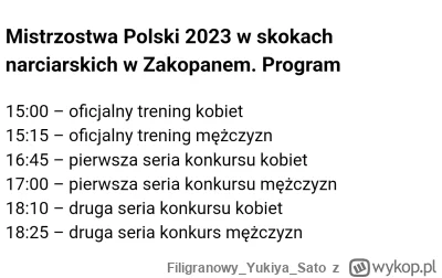 FiligranowyYukiyaSato - A więc to już dziś, już za moment, pierwsze i ostatnie zawody...