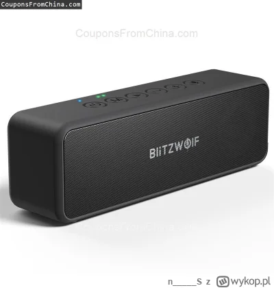 n____S - ❗ BlitzWolf BW-WA4 30W Bluetooth Speaker [EU]
〽️ Cena: $37.99
➡️ Sklep: Bang...