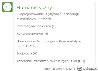 totemlesnychludzi - @DupologNFZ: no właśnie nieśmieszne, bo na AGHu jest wydział huma...