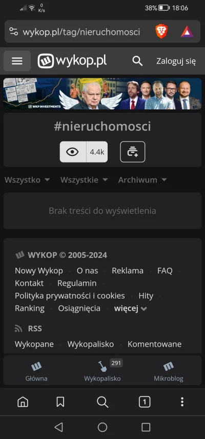 szczszz - Dlaczego niezalogowani nie widzą wpisów na tagu #nieruchomosci