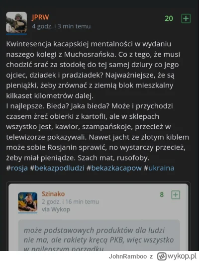 JohnRamboo - @Szinako: jak bys na miejscu tego trolla to tez bys byl taki nerwowy, ch...