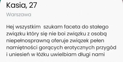 tomwick55 - Dziewczyna na wózku jak coś 

#randkujzwykopem #przegryw #randki #p0lka #...