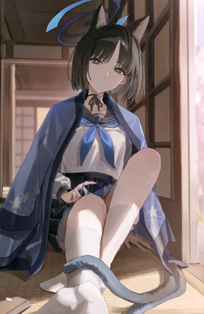 mesugaki - #anime #randomanimeshit #bluearchive #kikyou #nekomimi