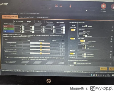 Magnetti - Ustawienia PID