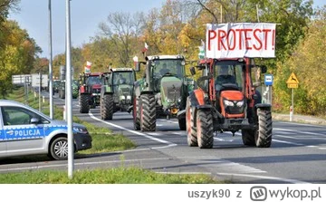 uszyk90 - W piątek rolnicy znowu mają protestować blokując autostrady i główne drogi ...