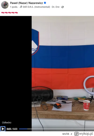 wshk - Agresywny brauniarz Nazarewicz może i ma w mieszkaniu kalendarz z putinem ale ...