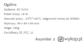 Asymilat - Szukam kabla do kamery dahua IPC A46. Taka mała kamerka do domu obsługiwan...