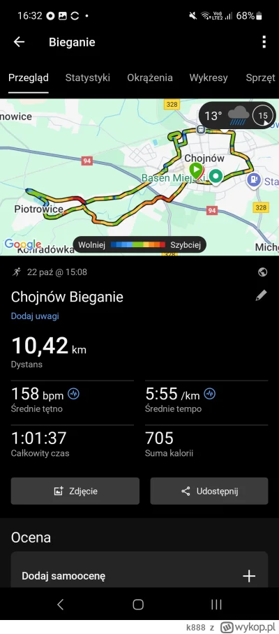 k888 - #sztafeta #bieganie 

 7 977,40 - 10,42 - 11,24 = 7 955,74

Poniedziałkowe i d...