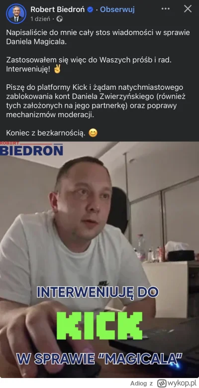 Adiog - ci politycy to serio maja niskie iq, mysla ze platforma, ktora ma w------e, u...