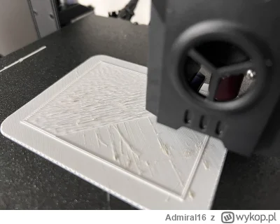 Admiral16 - Hejka, 
Odpaliłem ostatnio po raz pierwszy drukarkę 3D - Drukuje białym f...