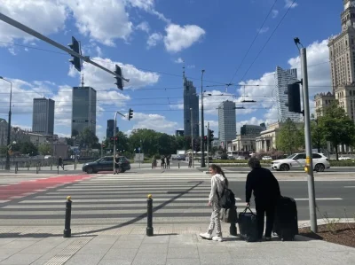 OkiOski - Ludzie jestem na rondzie Dmowskiego, aż wam zdjęcie zrobiłem bo nie mogłem ...