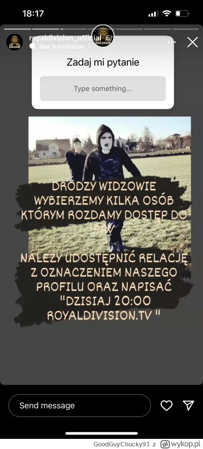 GoodGuyChucky93 - Jak dostanę to robię restreama na YouTube  bo płacić za to gowno ni...