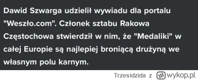 Trzesidzida - Ostatnie 5 meczów Rakowa - 8 straconych bramek ( ͡º ͜ʖ͡º)

#mecz