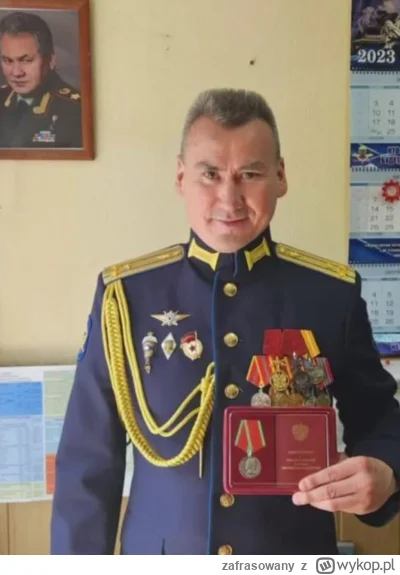 zafrasowany - Gierasimow pewnie jeszcze żyje ( ͡° ʖ̯ ͡°) ale szef służby czołgowo-sam...