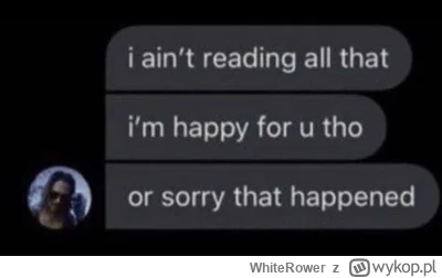 WhiteRower - @klamkaodokna chłop co przeżył cofkę. XD grałbyś kilka lat temu to byś s...