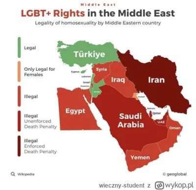 wieczny-student - Prawa LGBT na bliskim wschodzie.