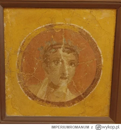 IMPERIUMROMANUM - Rzymski fresk ukazujący młodego mężczyznę z wiankiem

Rzymski fresk...