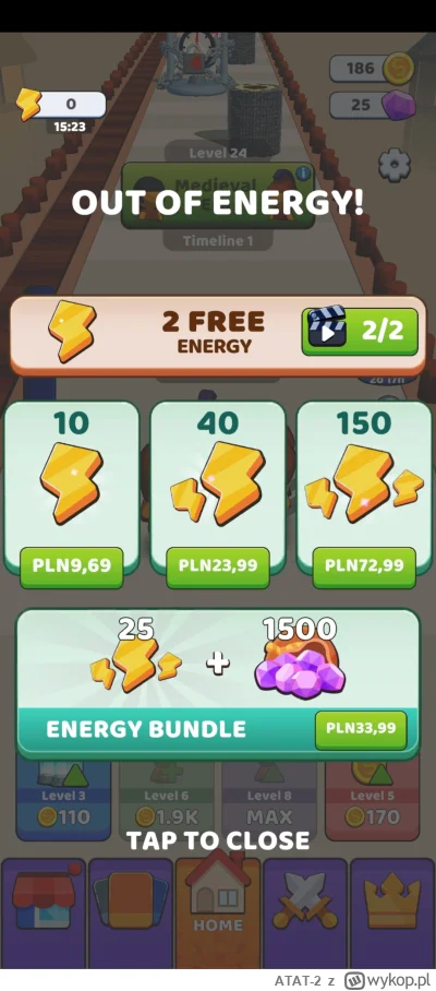 ATAT-2 - Nic tak nie wku*wia w grach mobilnych jak ograniczone 'życia'. 
 Podoba Ci s...