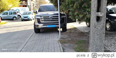 pcela - Kolejny kierowca, co myśli, że wszystko mu wolno. Zastawiony cały chodnik i n...