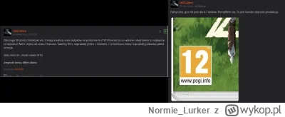 N.....r - @Leniek: powołuj się na age rating, że jakaś gra jest dla dzieci, jednocześ...