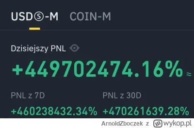 ArnoldZboczek - Zawsze unikałem, ale w sumie fajna ta dźwignia (⌐ ͡■ ͜ʖ ͡■)

#kryptow...