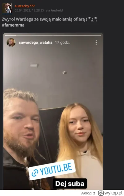 Adiog - protip dla wszystkich infuencerow, trzymajcie sie jak NAJDALEJ od zwyrola. Ta...